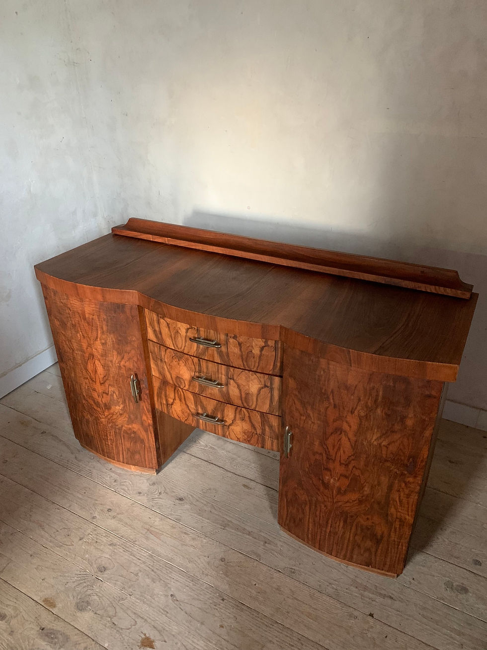 Miniature : Buffet Commode vintage art déco en noyer