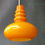 Miniature : Suspension vintage orange seventies