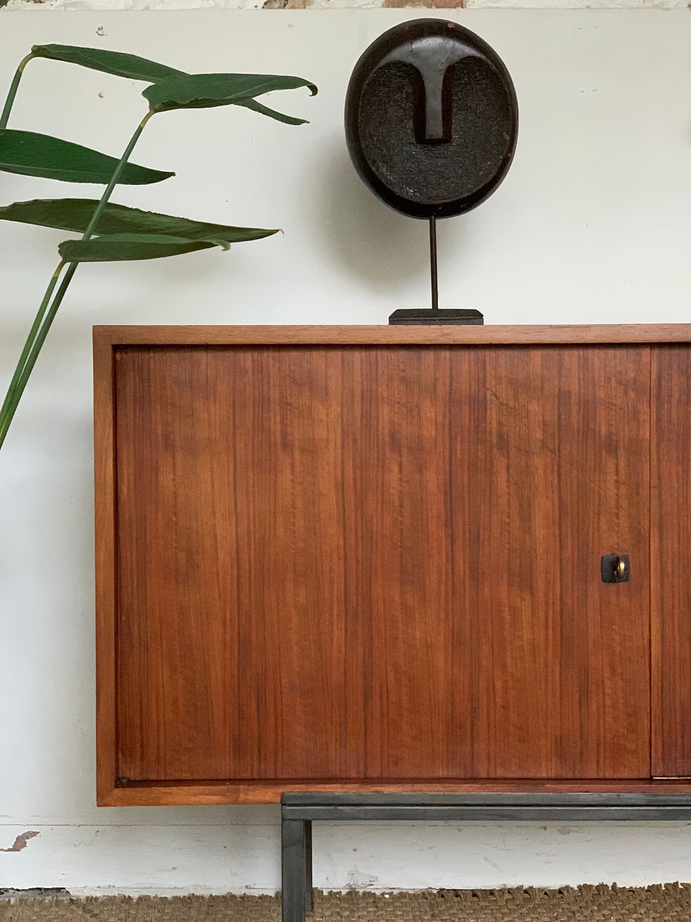 Miniature : Enfilade teck vintage moderniste Bernard Marange 