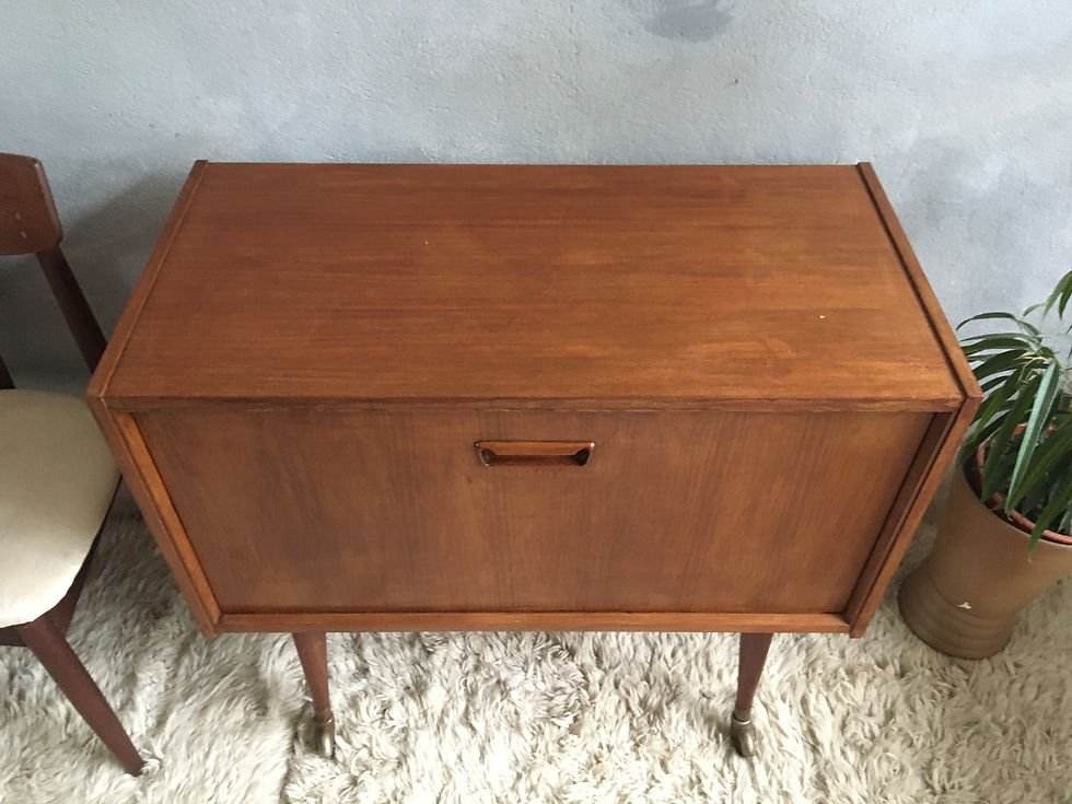 Miniature : Buffet bar vintage style scandinave en teck