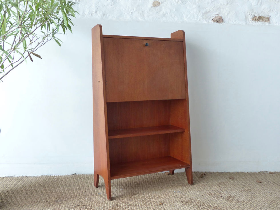 Secrétaire bibliothèque vintage forme pyramidale