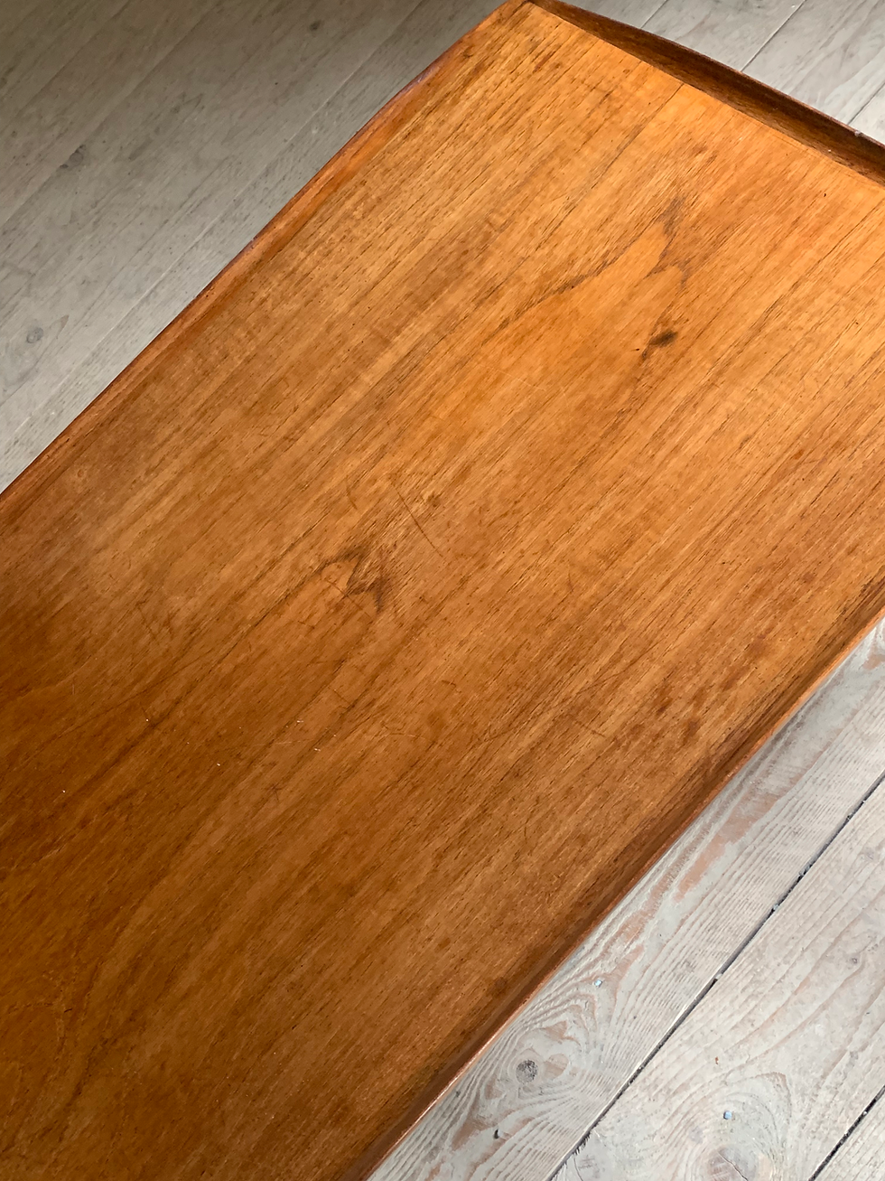 Miniature : Table basse en teck scandinave vintage Arne Olsen