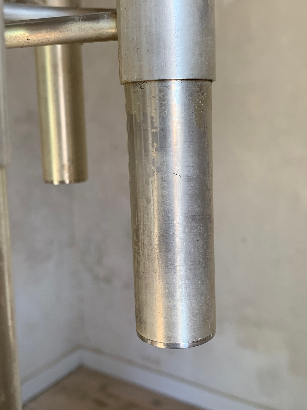 Miniature : Lampadaire chromé vintage 9 feux Space Age spoutnik  