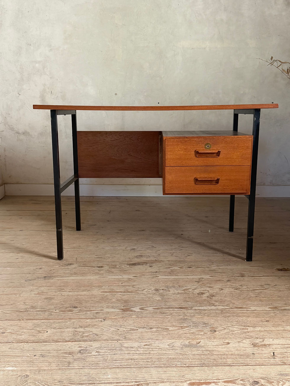 Miniature : Bureau vintage moderniste en teck