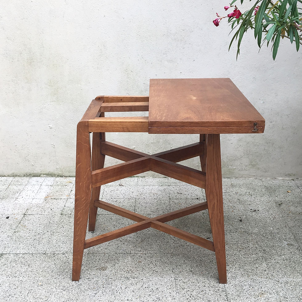 Miniature : Table modulable Vintage en chêne 