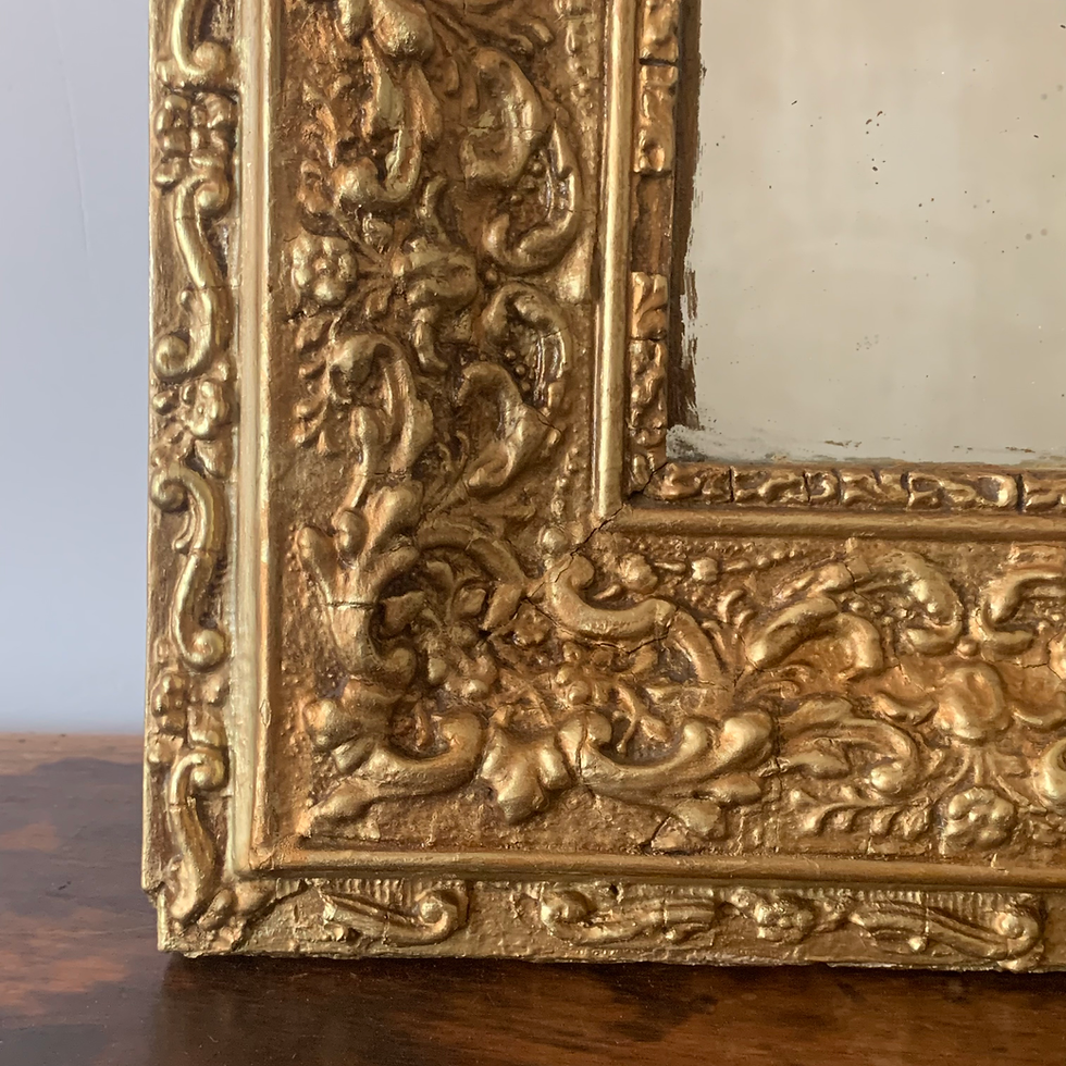 Miniature : Miroir cheminée trumeau Louis philippe doré  