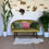 Miniature : Banquette cocktail scandinave vintage 