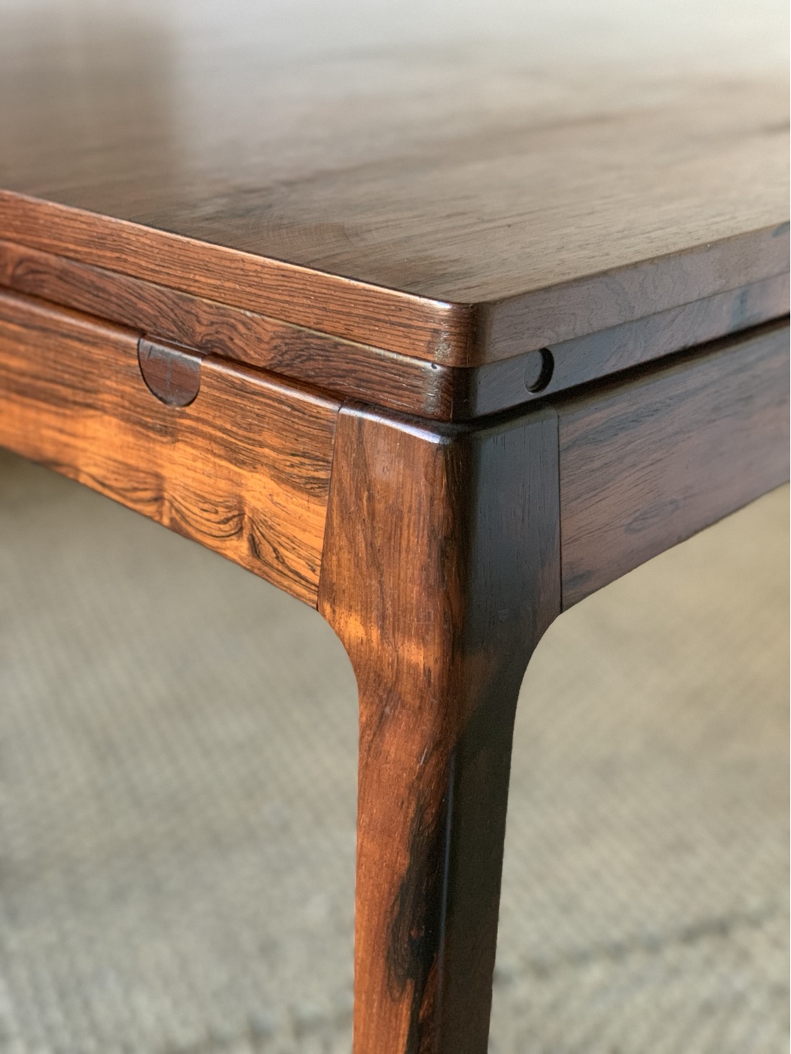 Miniature : Table scandinave palissandre de Rio vintage Bordum & Nielsen