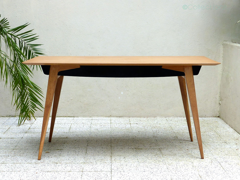 Miniature : Table vintage en chêne - Guermonprez design
