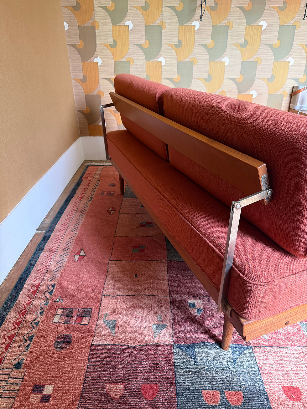 Miniature : Daybed scandinave banquette lit vintage Mobel Mann