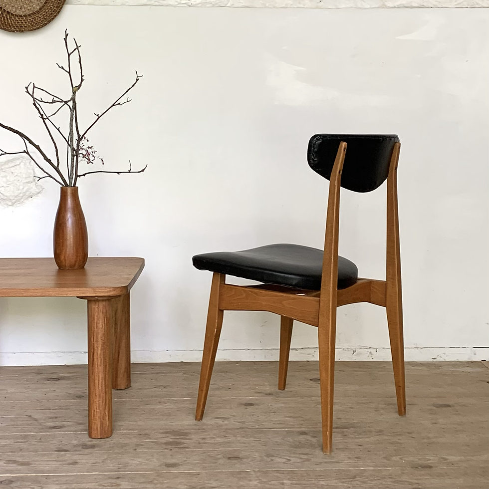 Chaise vintage de bureau esprit Baumann