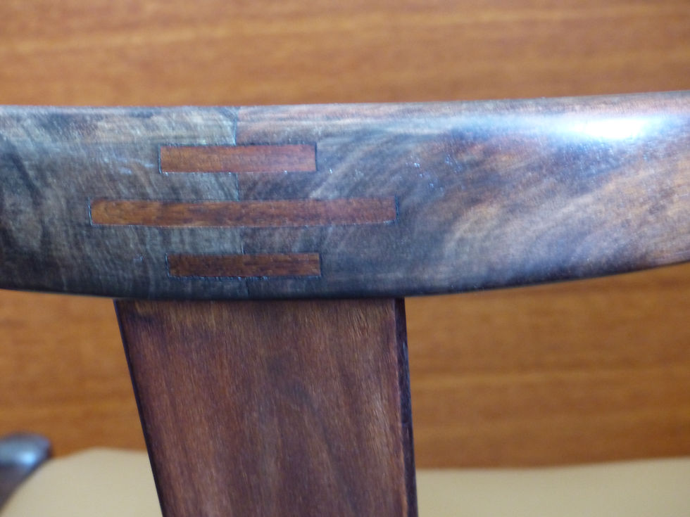 Miniature : Chaise de bureau scandinave Dyrlund en bois de rose et cuir 
