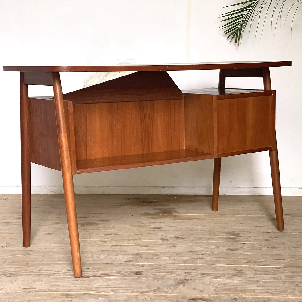 Miniature : Bureau scandinave vintage en teck Gunnar Nielsen Tibergaard 