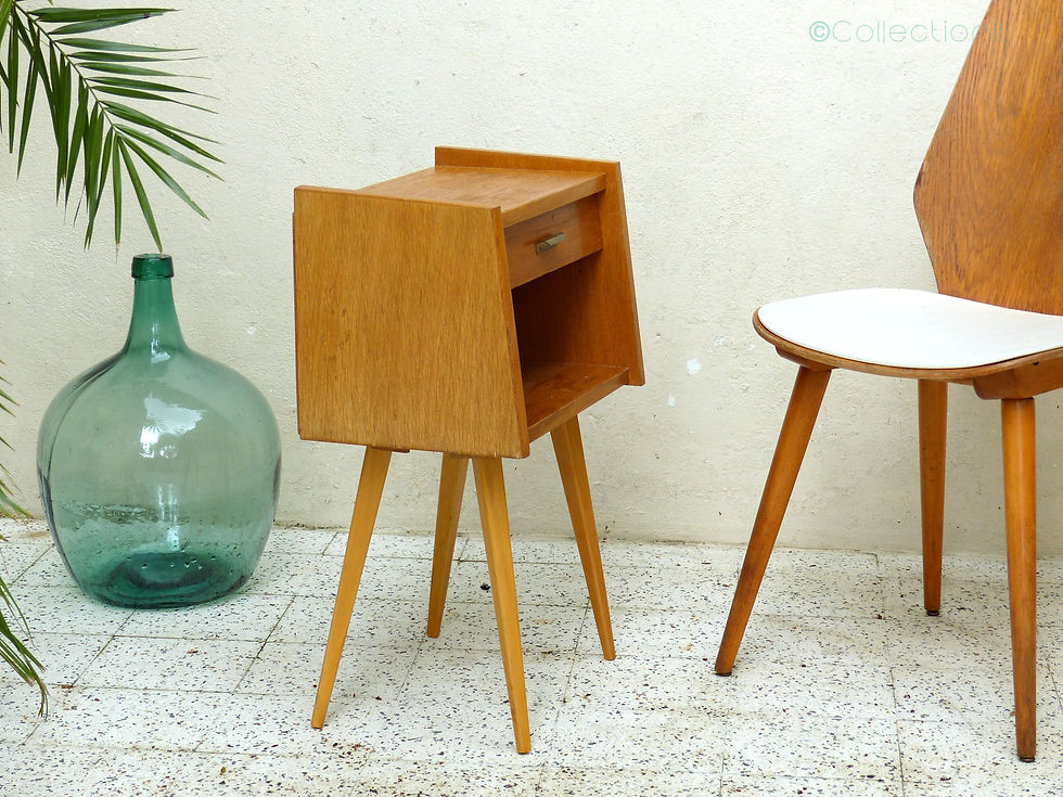 RESERVÉ - Chevet vintage en chêne