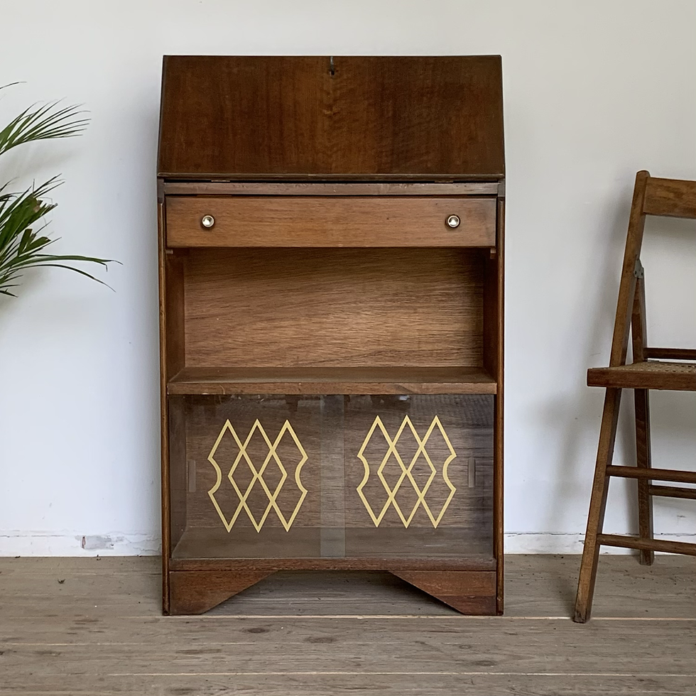 Miniature : Bureau secrétaire vintage