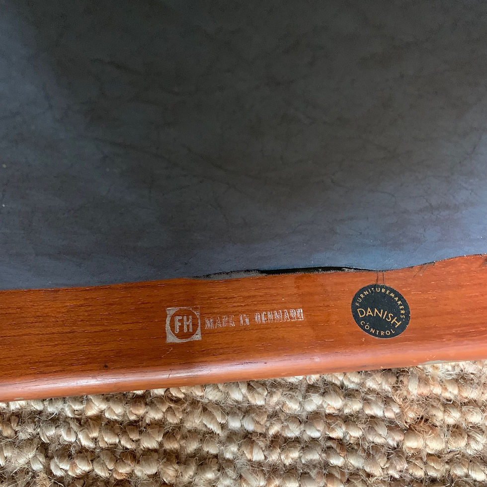Miniature : Tabouret ou ottoman Søren Hansen par Fritz Hansen