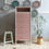 Miniature : Commode chiffonnier vintage rose