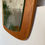 Miniature : Miroir mural scandinave teck vintage