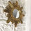 Miniature : Miroir soleil doré vintage