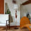 Miniature : Lampadaire en bois forme libre scandinave vintage
