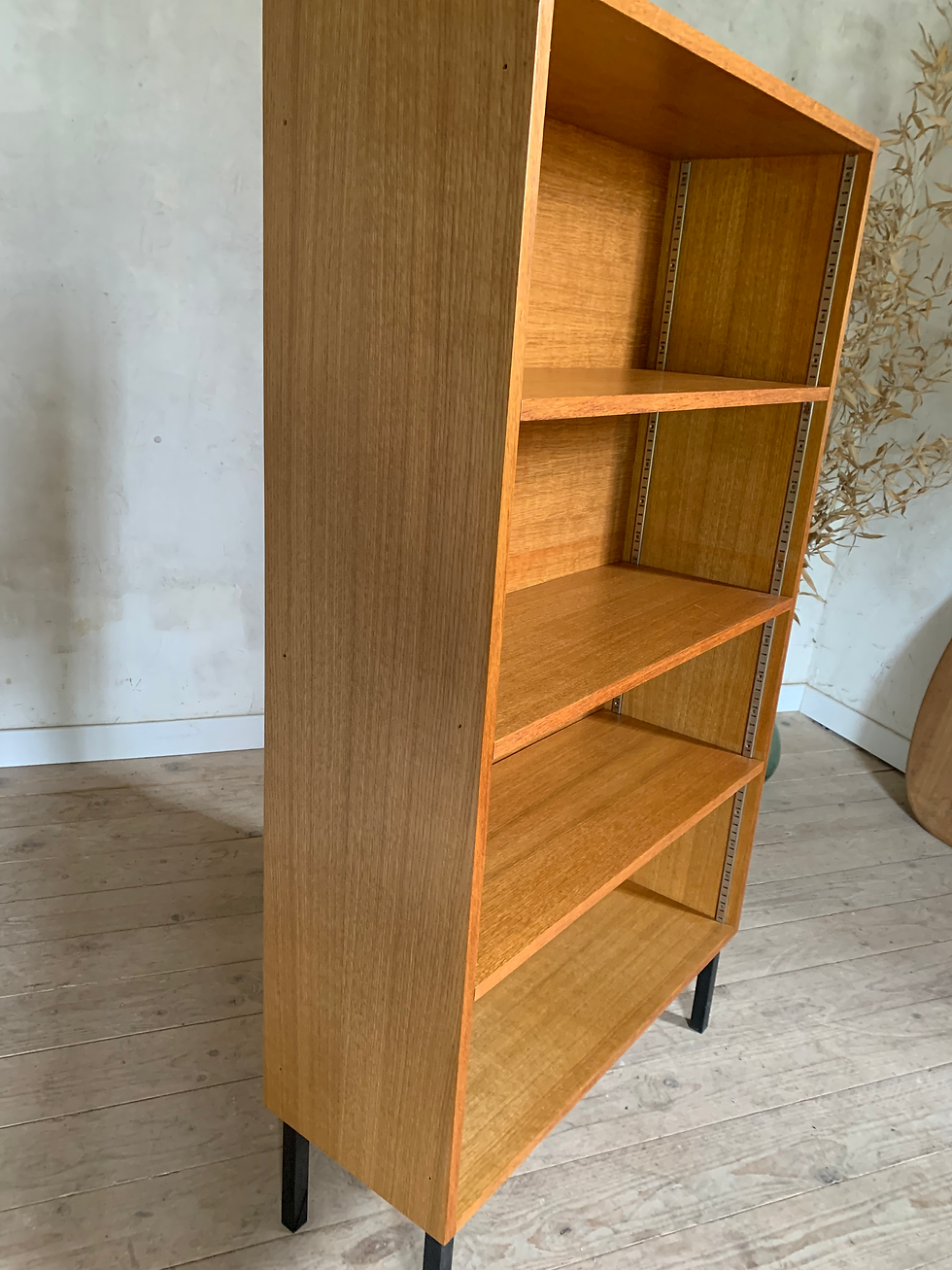 Miniature : Bibliothèque moderniste vintage en chêne