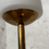 Miniature : RÉSERVÉE Lampadaire roseau vintage 3 opalines