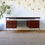 Miniature : Bureau vintage chrome et  palissandre