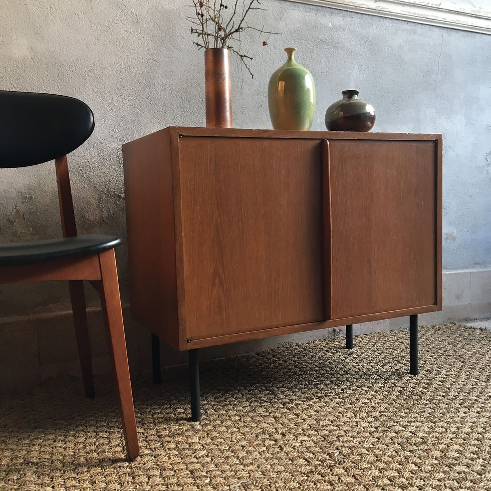 Miniature : Buffet vintage - Mini enfilade en chêne vintage