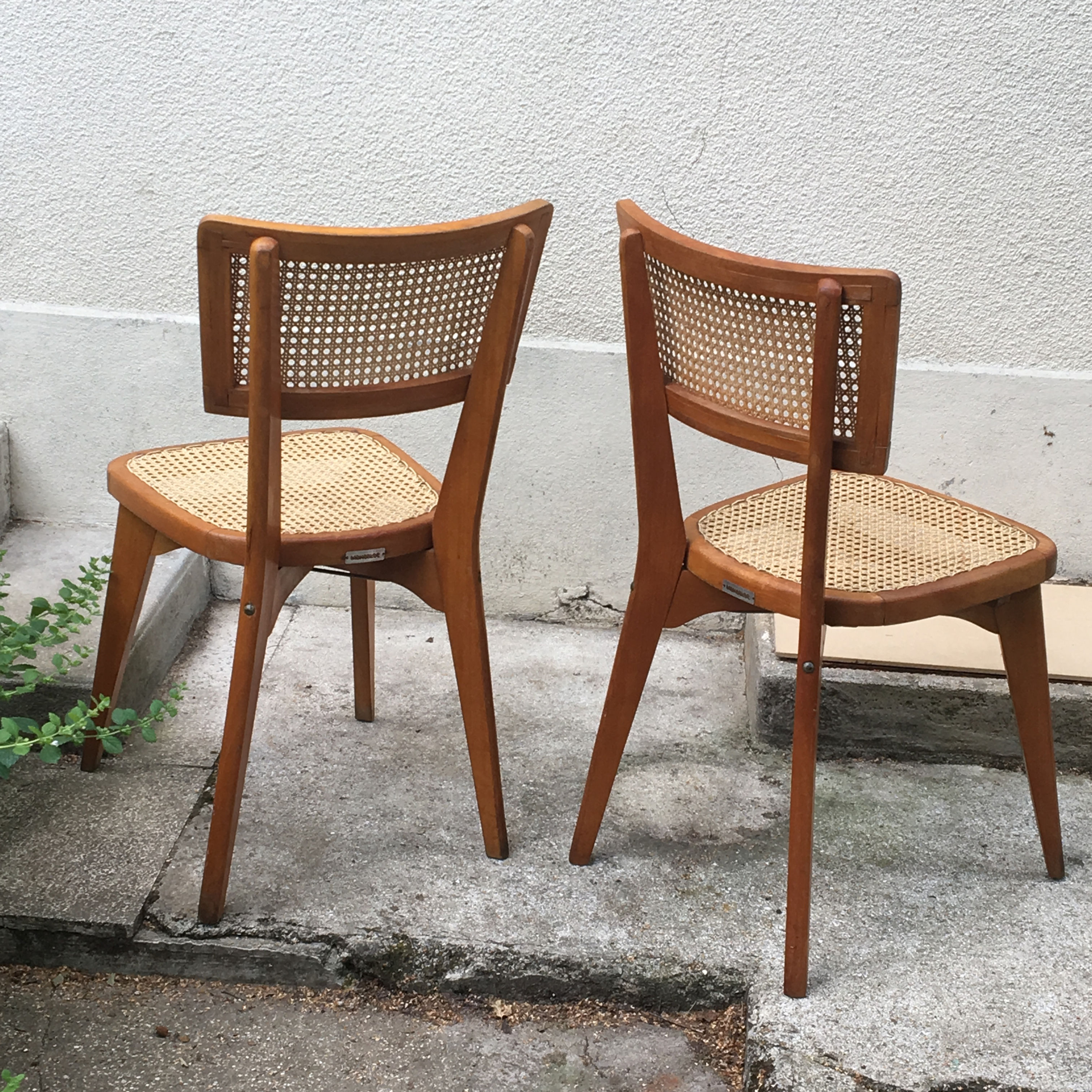 Chaise vintage cannée