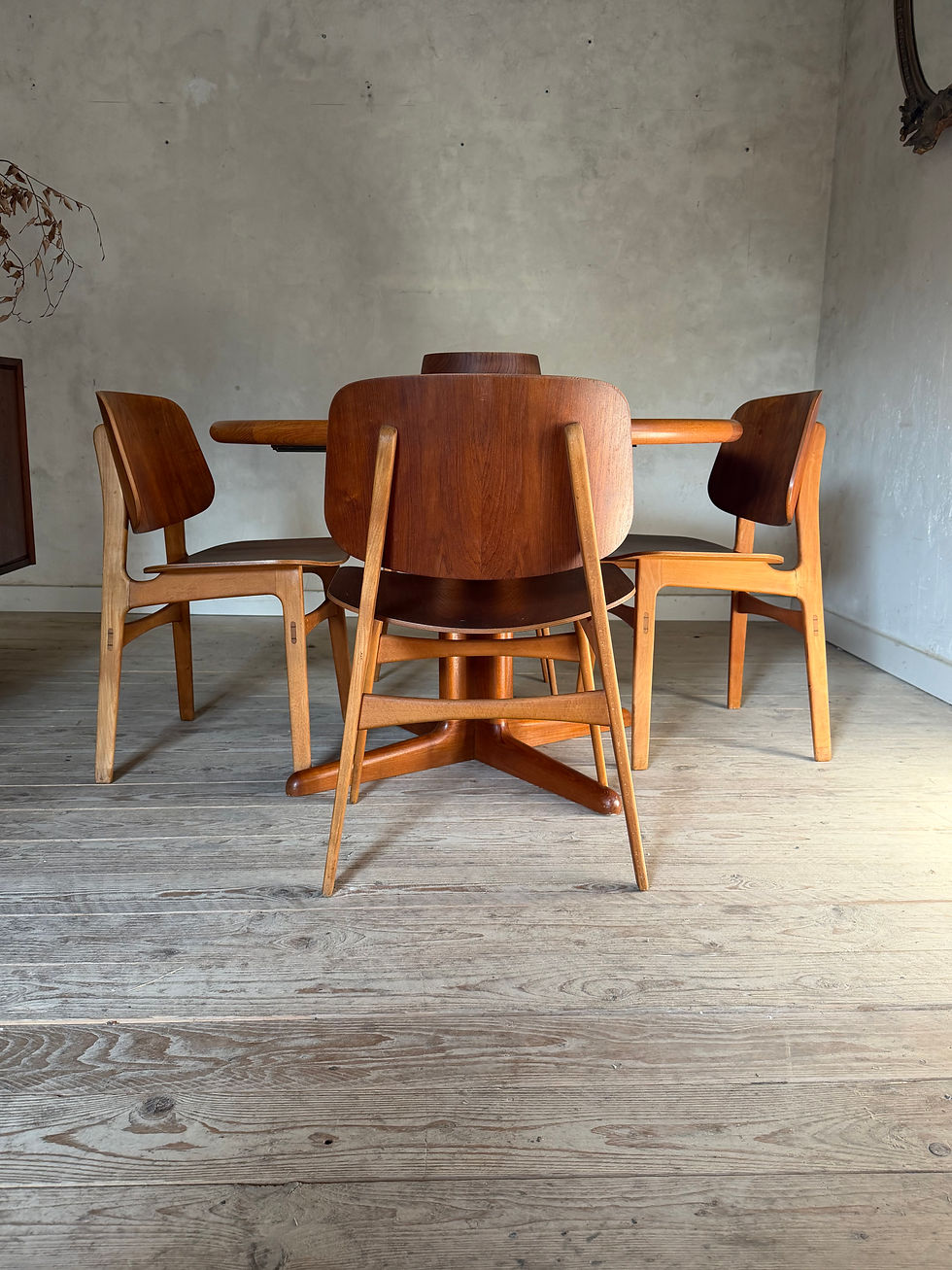 Miniature : Chaises vintage danoise de Borge Mogensen en teck
