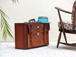 valise cuir vintage 1