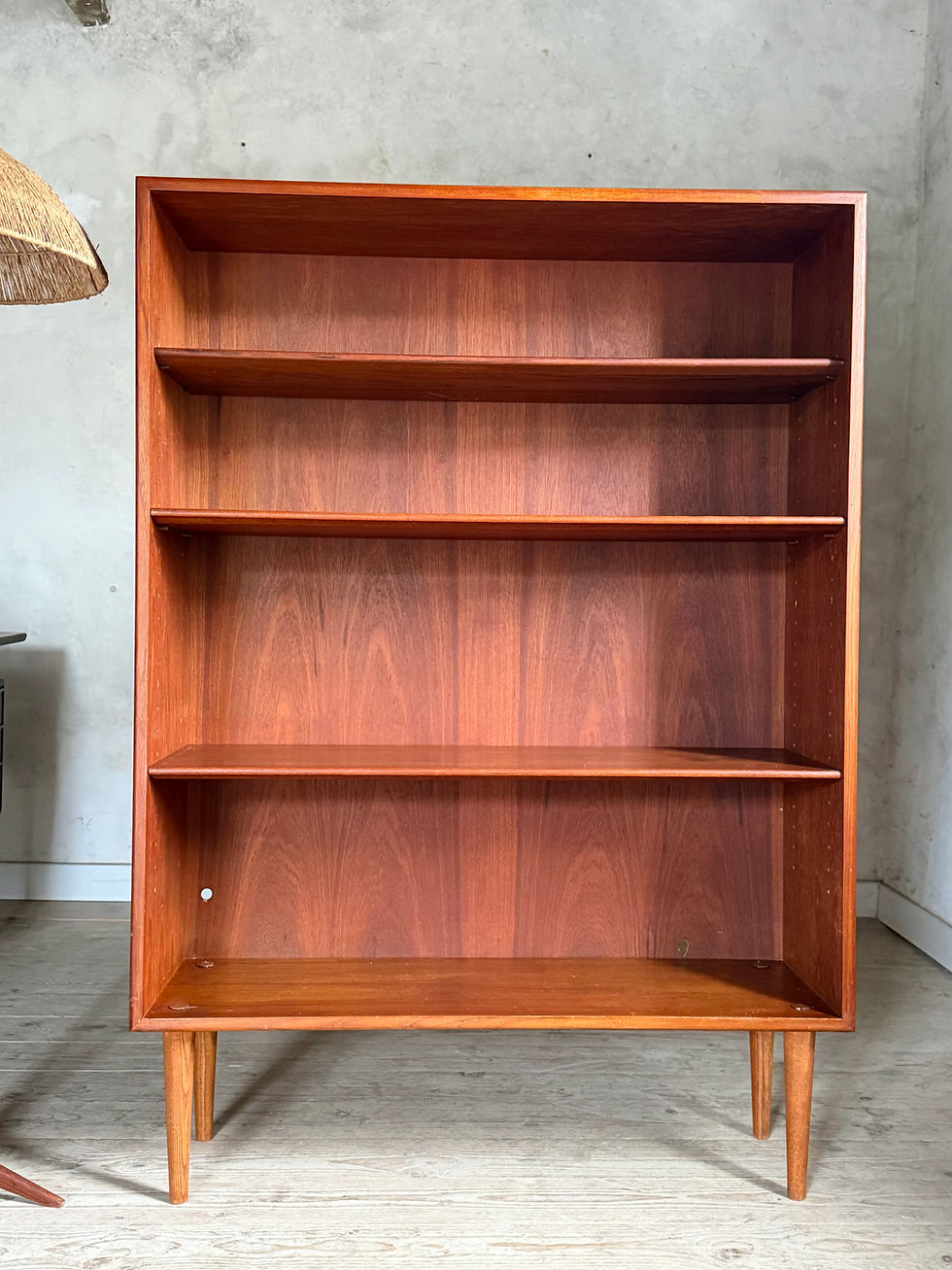 Miniature : Bibliothèque scandinave vintage en teck de Borge Mogensen