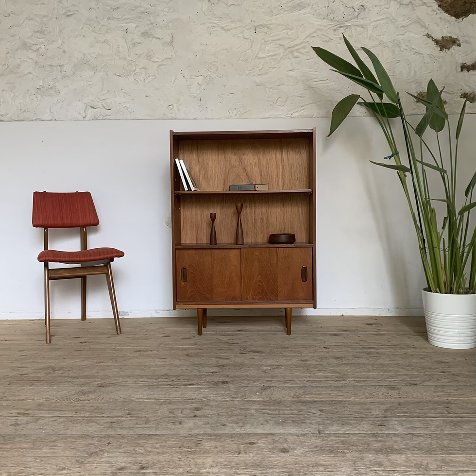 Miniature : Bibliothèque style scandinave vintage en teck