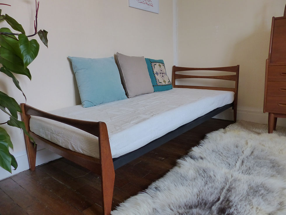 Miniature : Daybed scandinave vintage - Banquette vintage scandinave - Lit  scandinave vinta