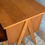 Miniature : Bureau vintage en chêne pied compas