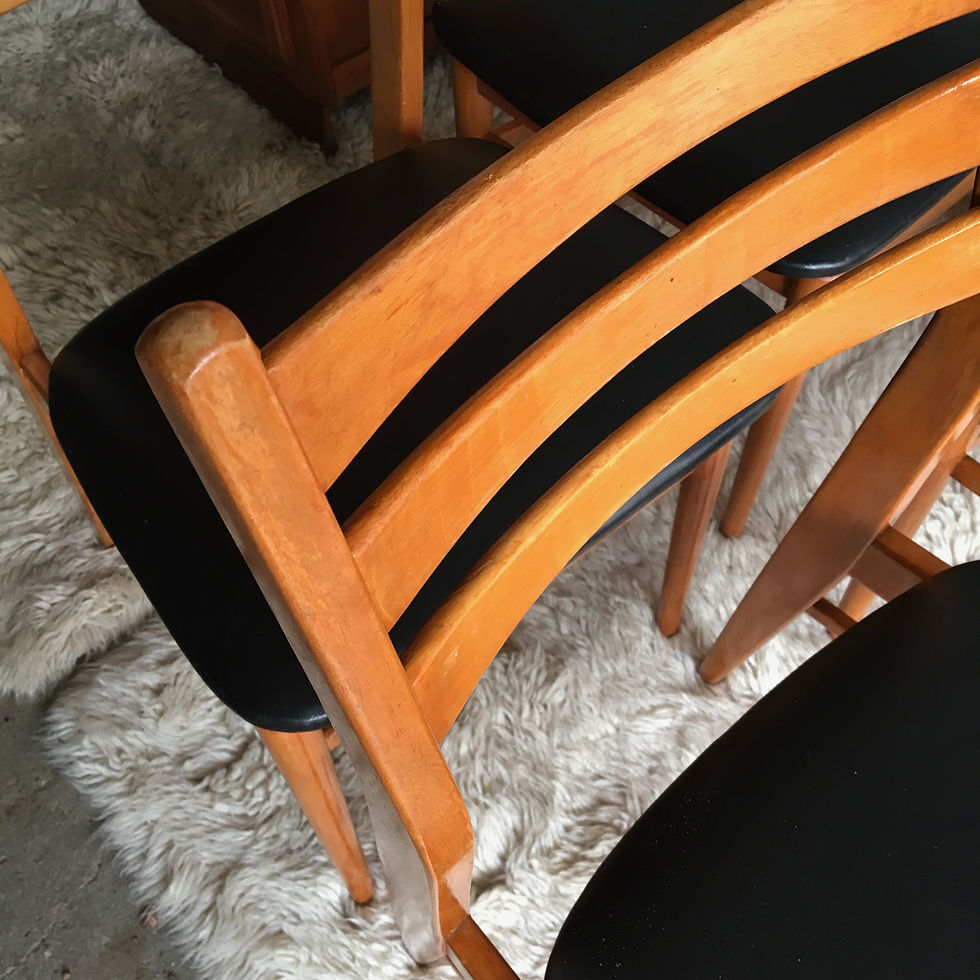 Miniature : Chaises vintage style scandinave