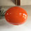 Miniature : Suspension orange seventies grand modèle 