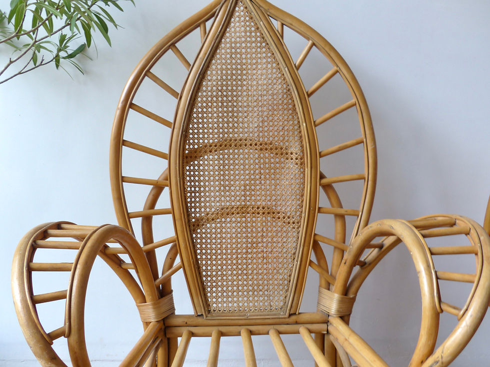 Miniature : Fauteuil rotin style Emmanuelle