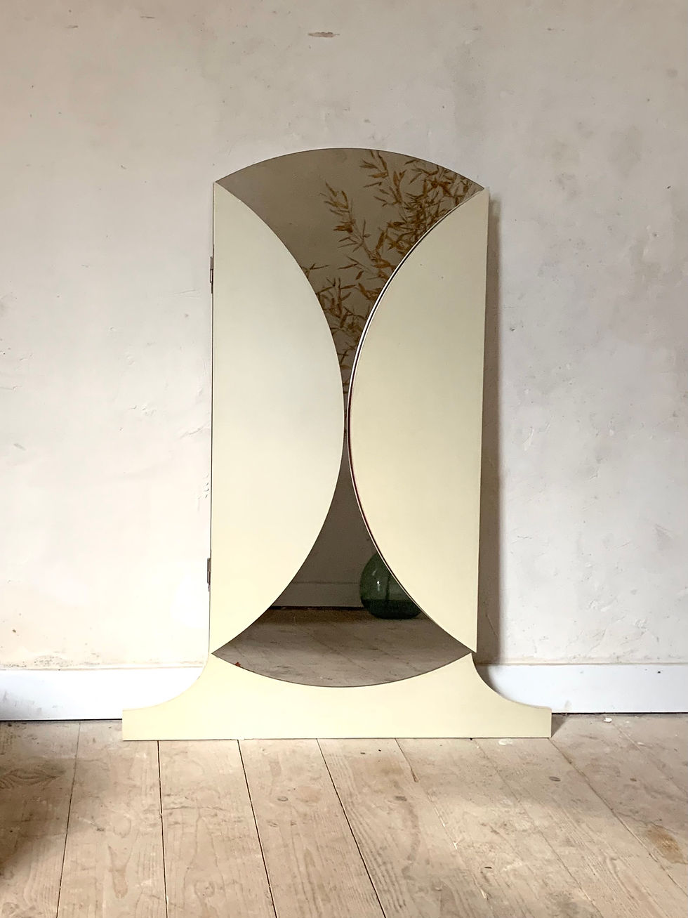 Miniature : Miroir triptyque vintage année 70 Space Age 