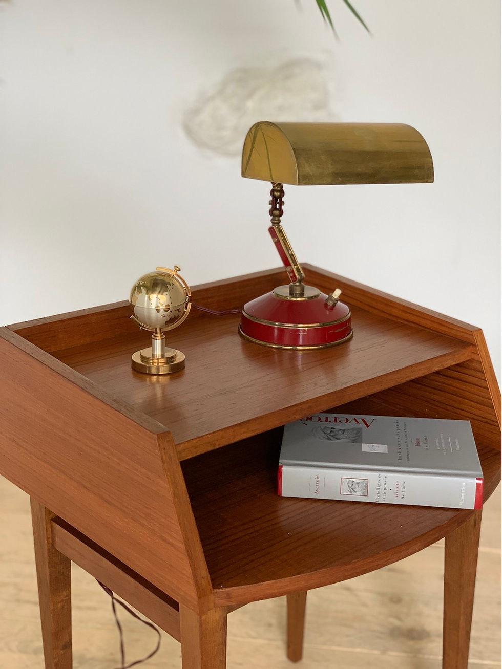 Miniature : Lampe articulée en laiton vintage 1950
