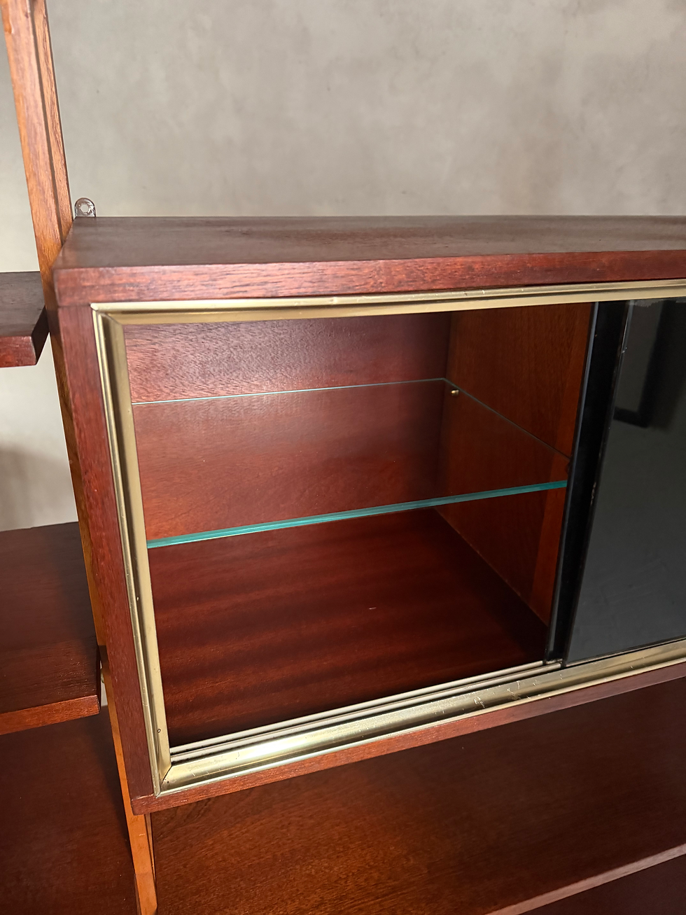 Miniature : Bibliothèque bar vintage 