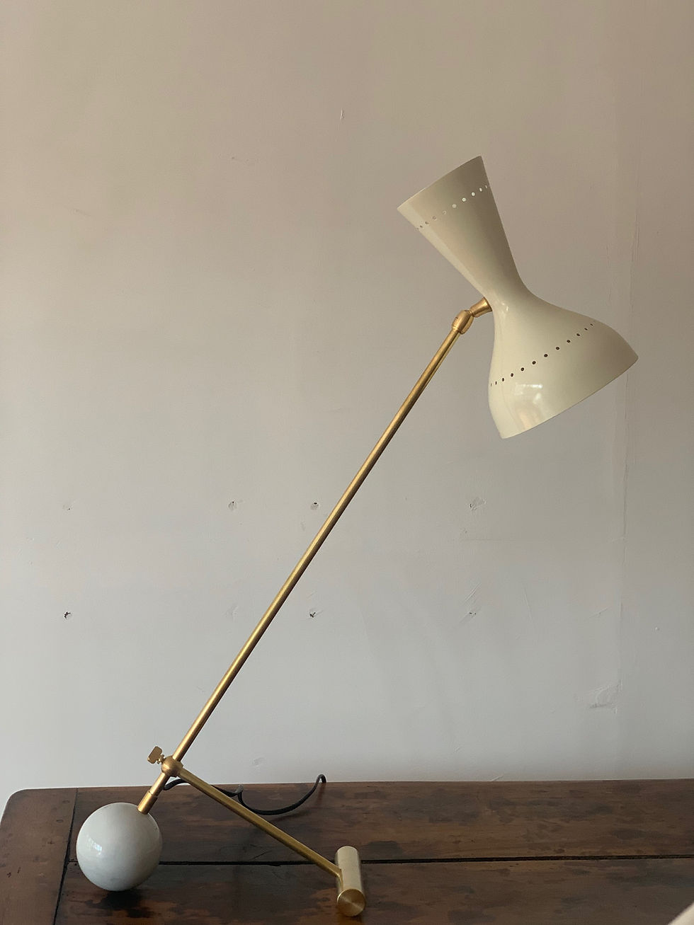 Miniature : Lampe diabolo à contrepoids style vintage 