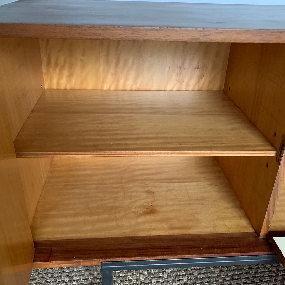 Miniature : Enfilade teck vintage moderniste Bernard Marange 
