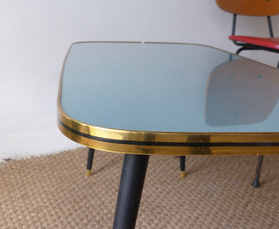 Miniature : RESERVE - Table basse vintage bleu