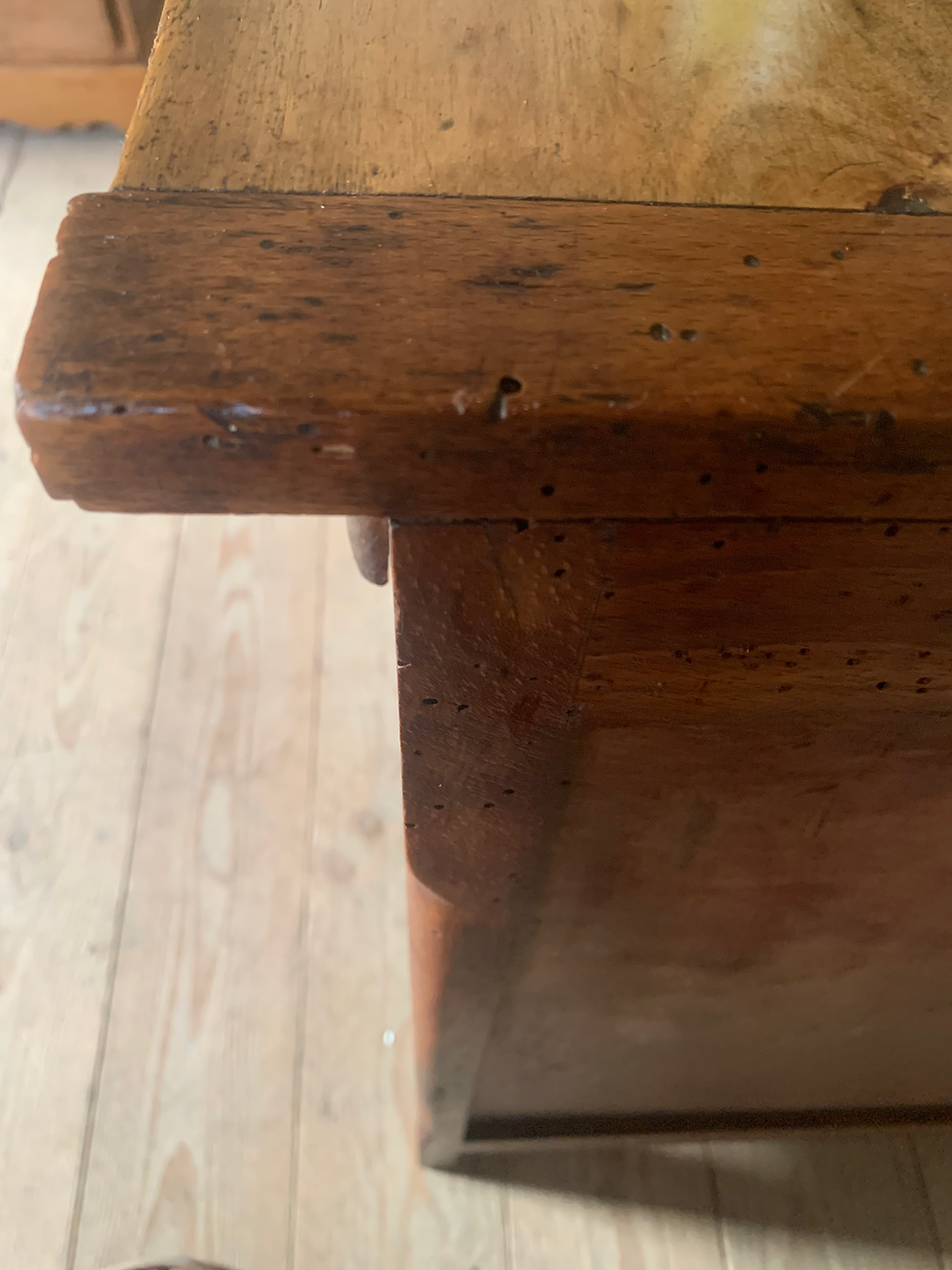 Miniature : Buffet parisien vintage bois ancien  