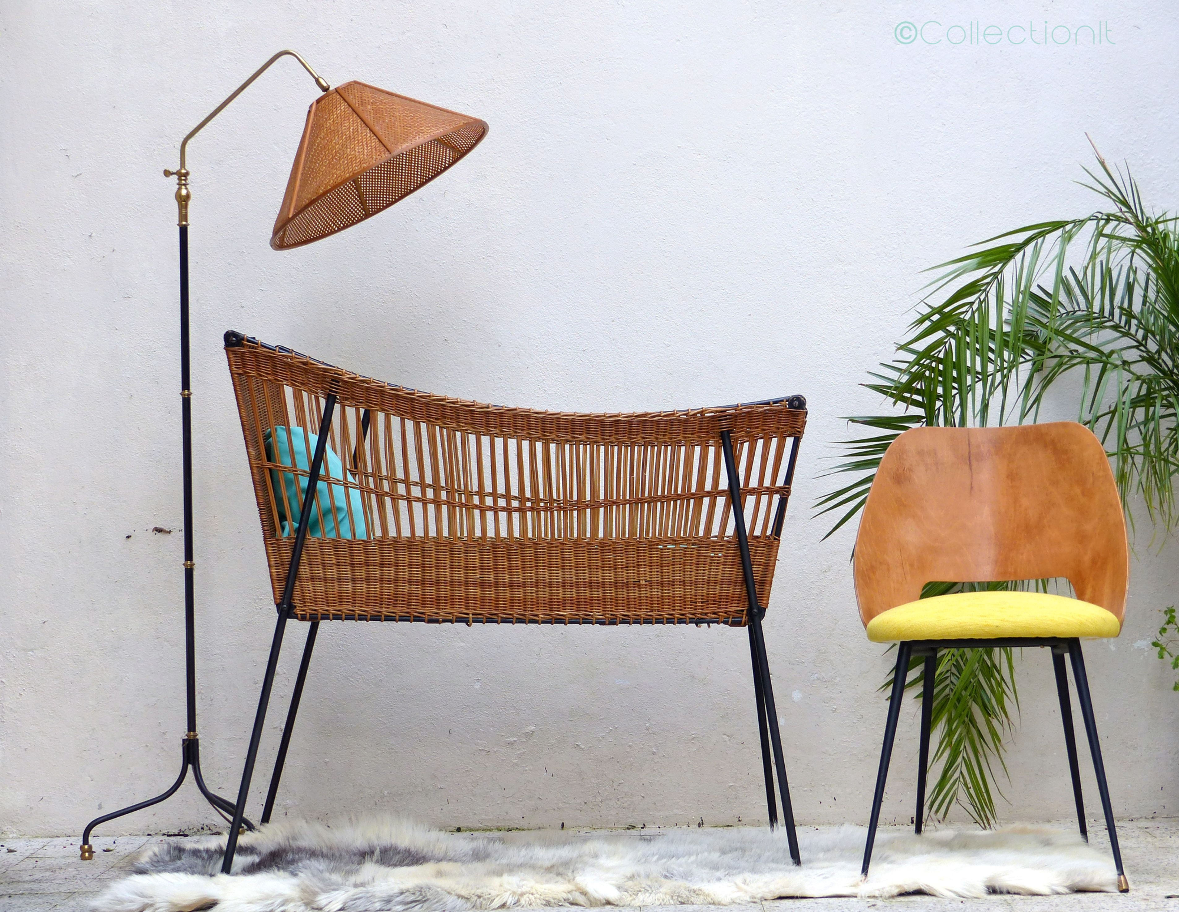 Lit rotin osier vintage