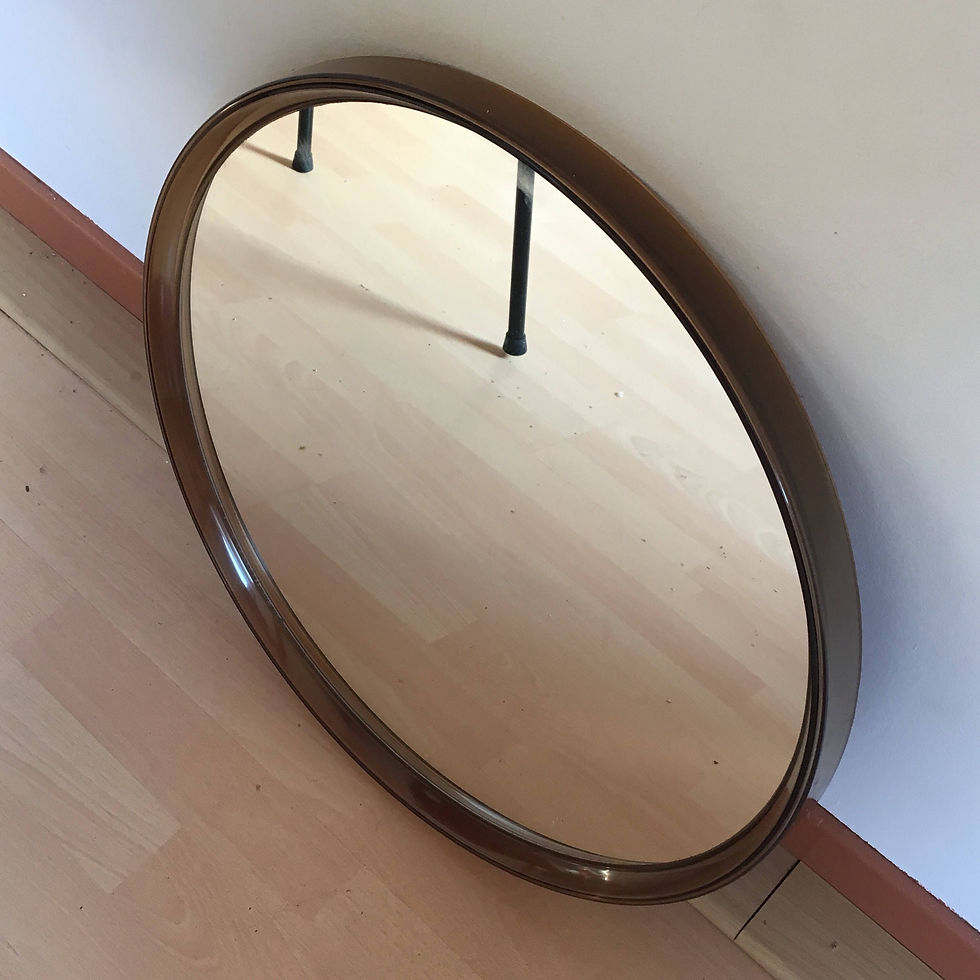 Miniature : Miroir Gilac vintage - miroir rond vintage 