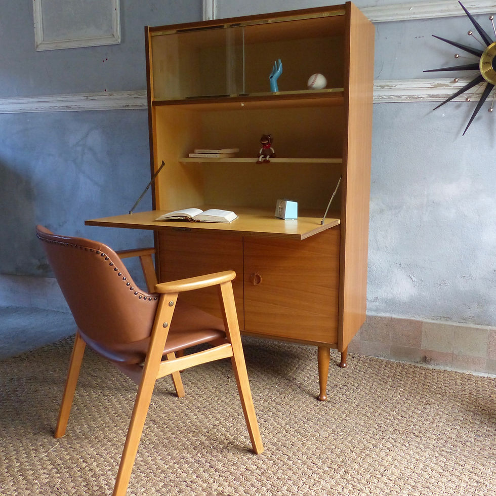 Bureau secrétaire vintage