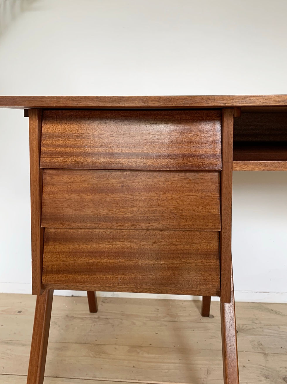 Miniature : Bureau style scandinave vintage pied compas 