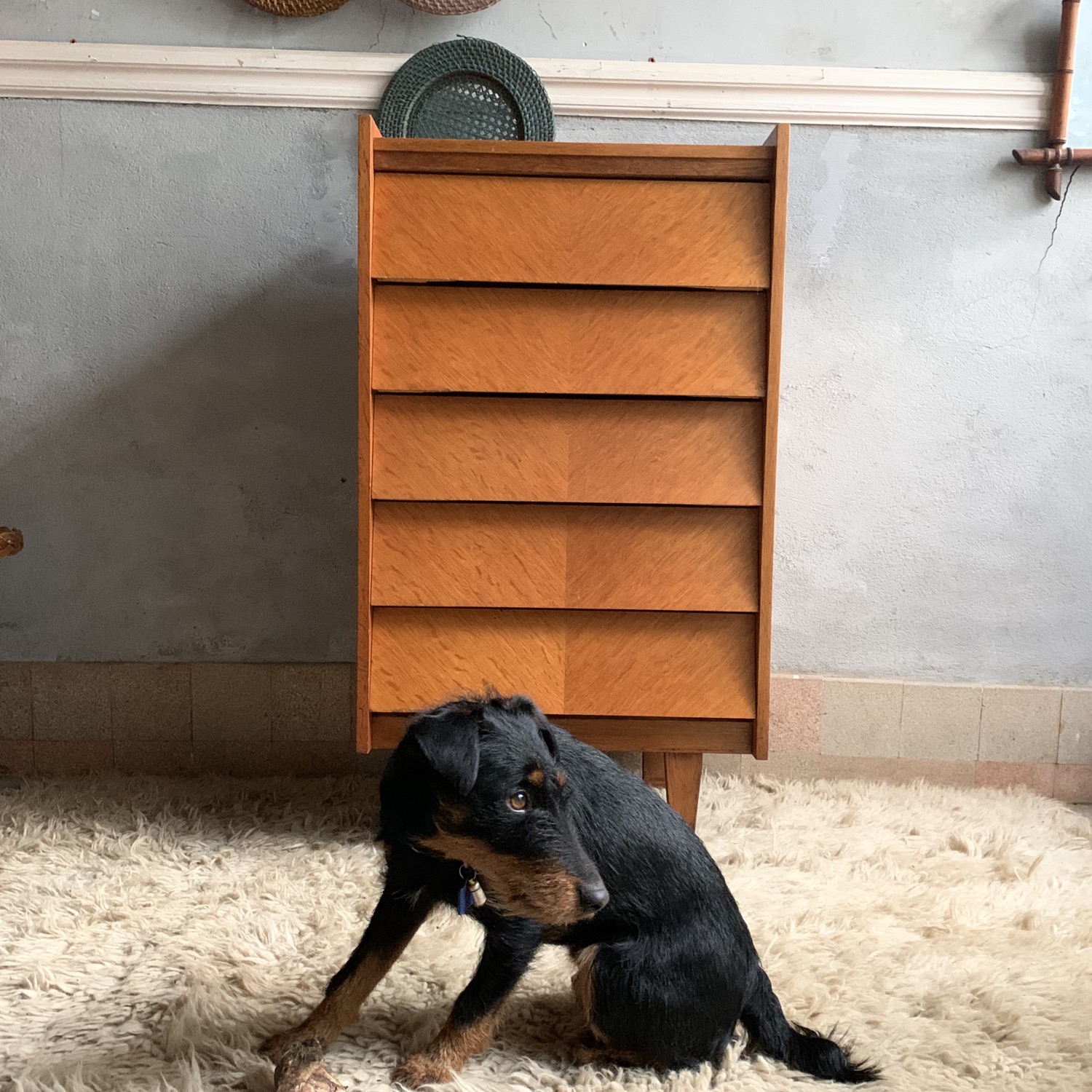 Miniature : Commode chiffonnier vintage